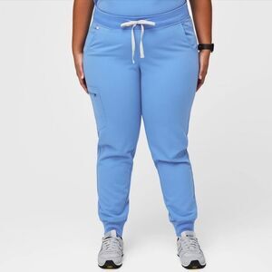 Figs Zamora Jogger Scrub Pants Ceil Blue Size XXL 2XL